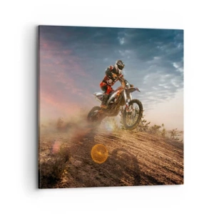 Canvastavla - Bild på duk - För segern - 70x70 cm