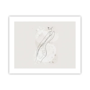 Affisch - Blicken går vilse - 50x40 cm