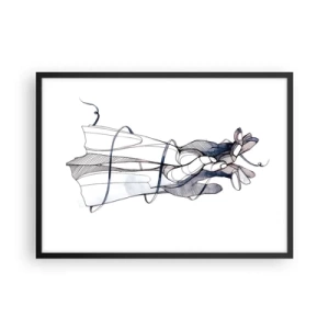 Affisch i svart ram - Smekningens studie - 70x50 cm
