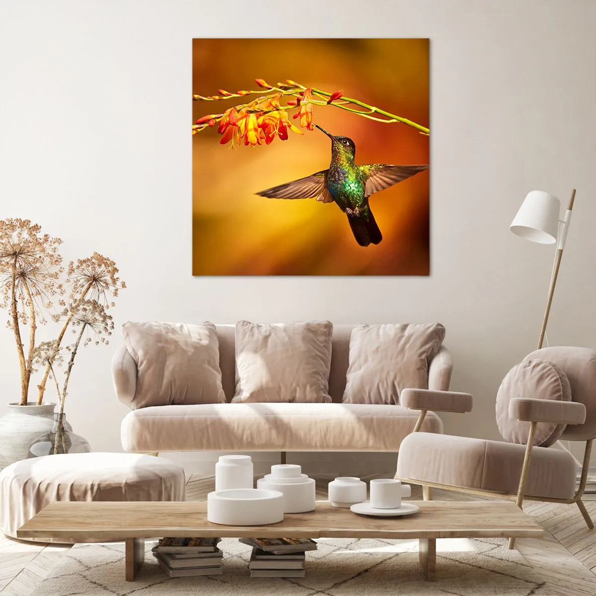 Canvastavla - Bild på duk - Ljusbud enligt Mayafolket - 60x60 cm