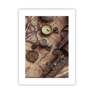 Affisch - Äventyret kallar - 30x40 cm