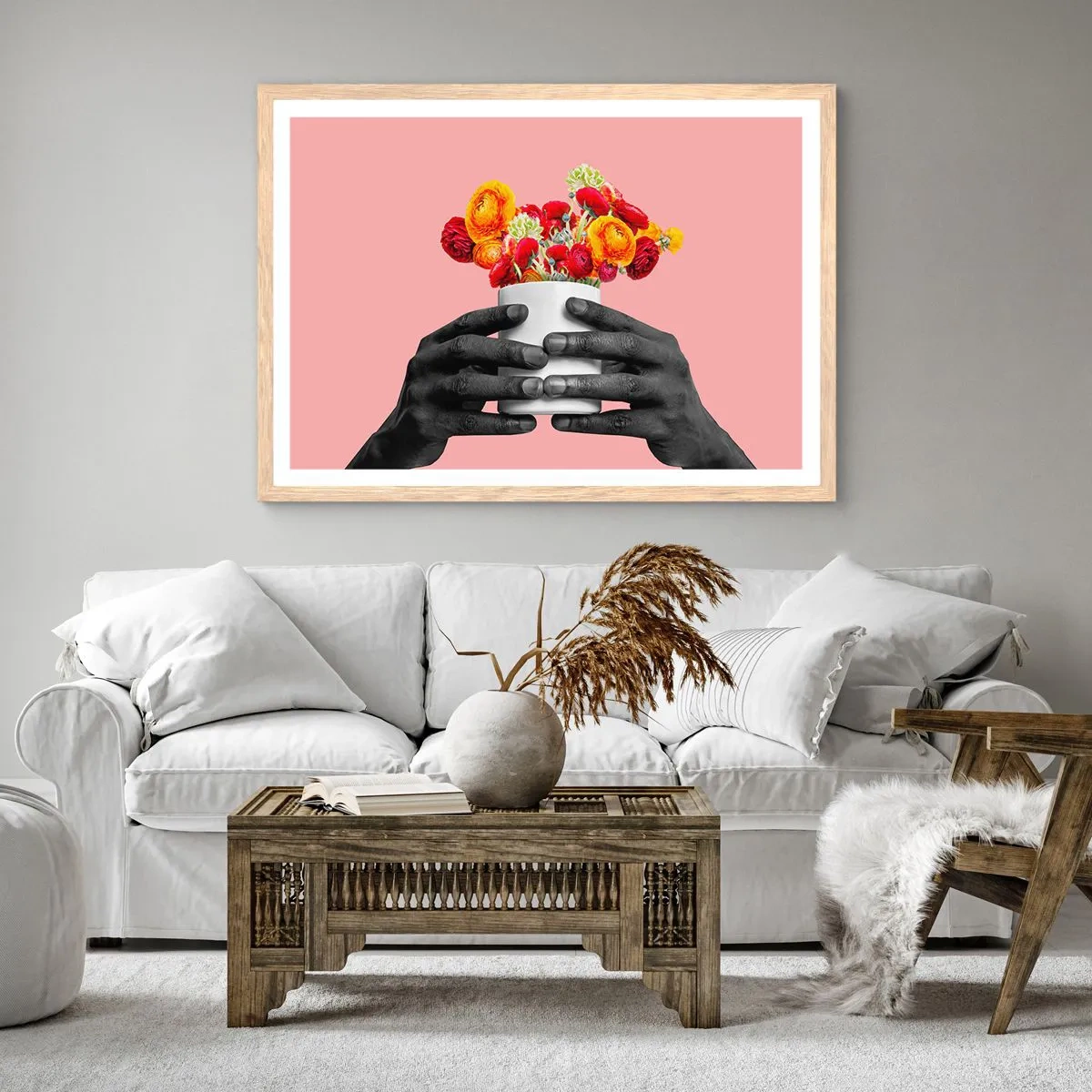 Affisch i ram av ljusek - Livets apoteos - 40x30 cm