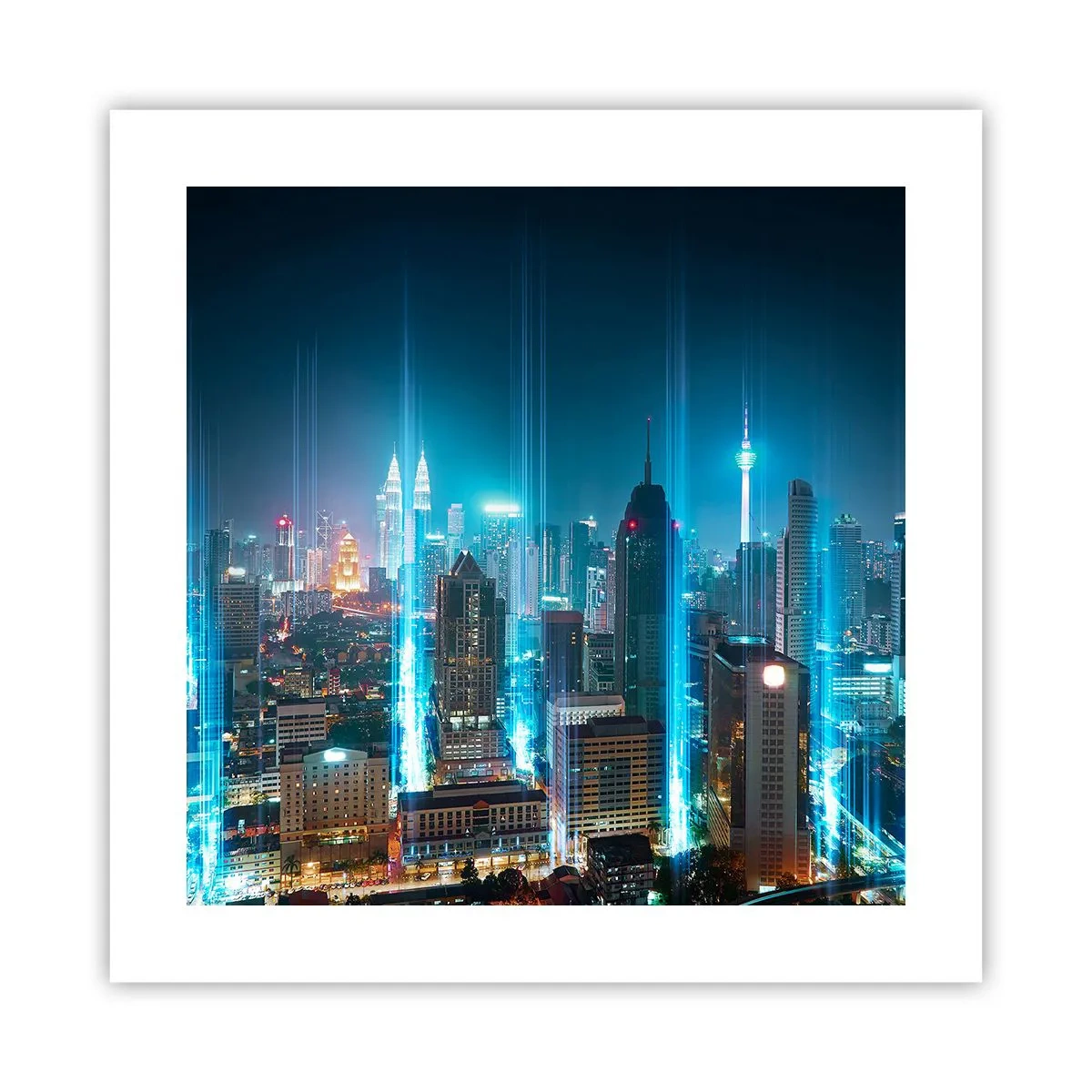 Affisch - Himmelsfärd på berlinskt sätt - 40x40 cm