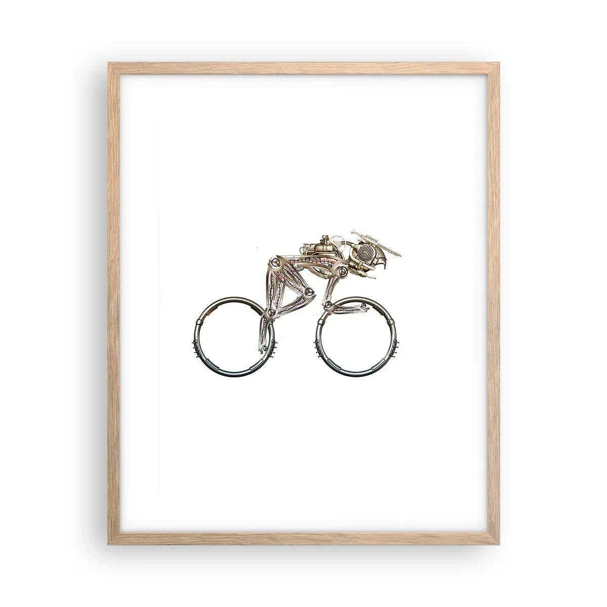 Affisch i ram av ljusek - Underbar maskin - 40x50 cm