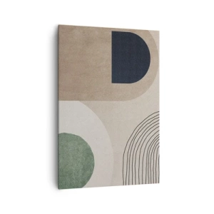 Canvastavla - Bild på duk - Ovalens mjukhet - 70x100 cm