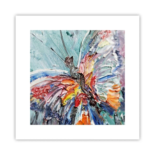 Affisch - Målad av naturen - 30x30 cm