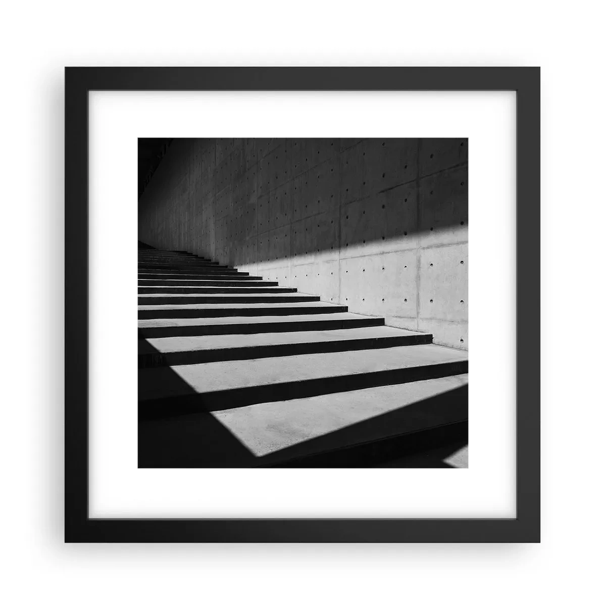 Affisch i svart ram - Modernismens råa skönhet - 30x30 cm