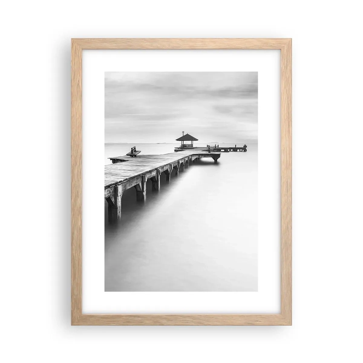 Affisch i ram av ljusek - Ut i det oändliga - 30x40 cm