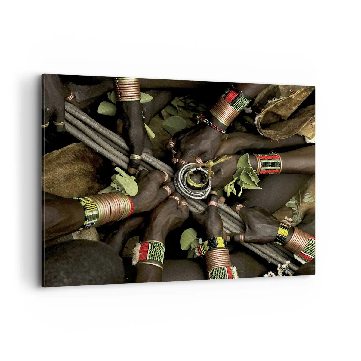 Canvastavla - Bild på duk - Vi är tillsammans - 100x70 cm