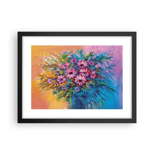 Affisch i svart ram - Livets energi - 40x30 cm