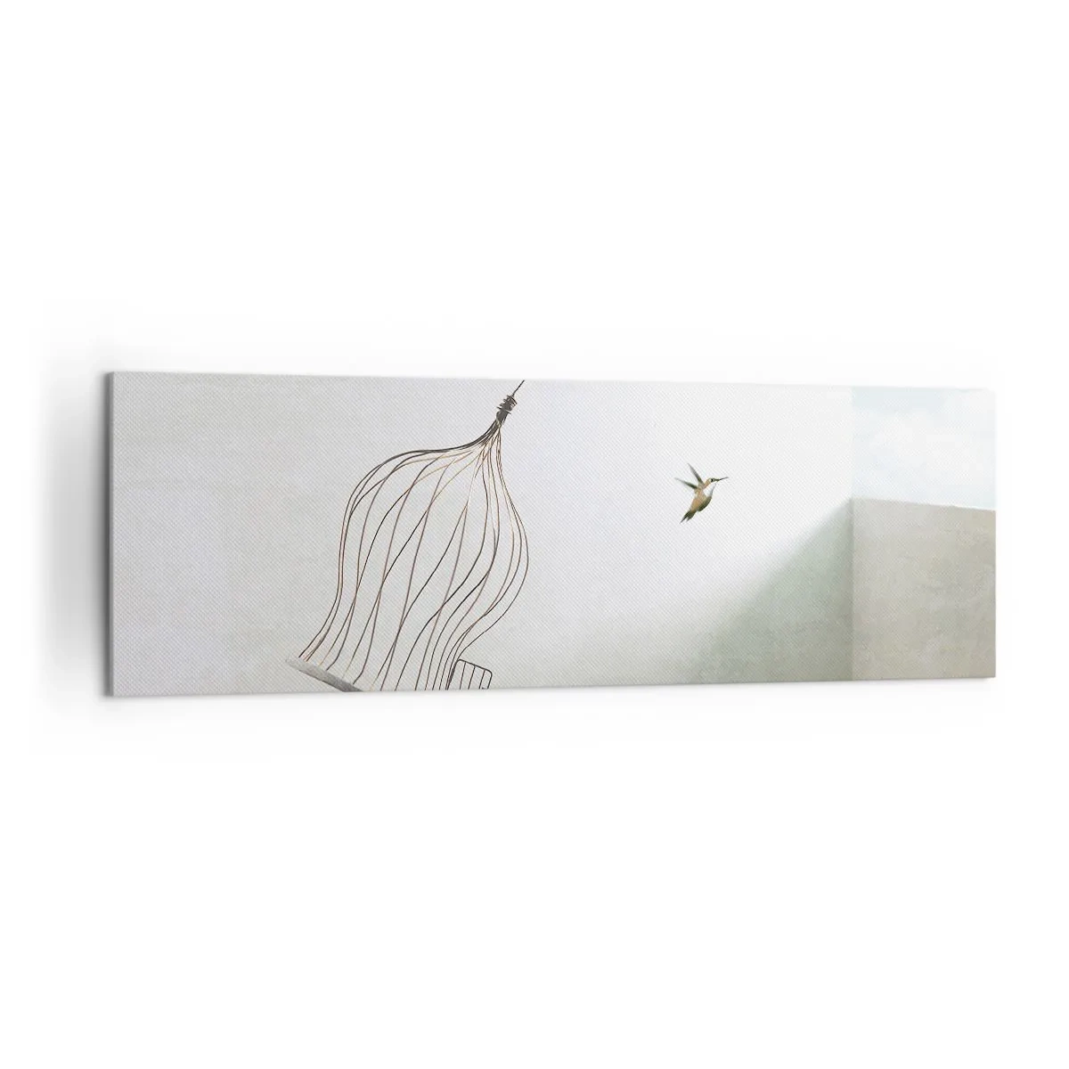 Canvastavla - Bild på duk - I sitt esse - 160x50 cm