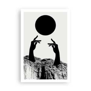 Affisch - Surrealistisk komposition: solen och resten - 61x91 cm