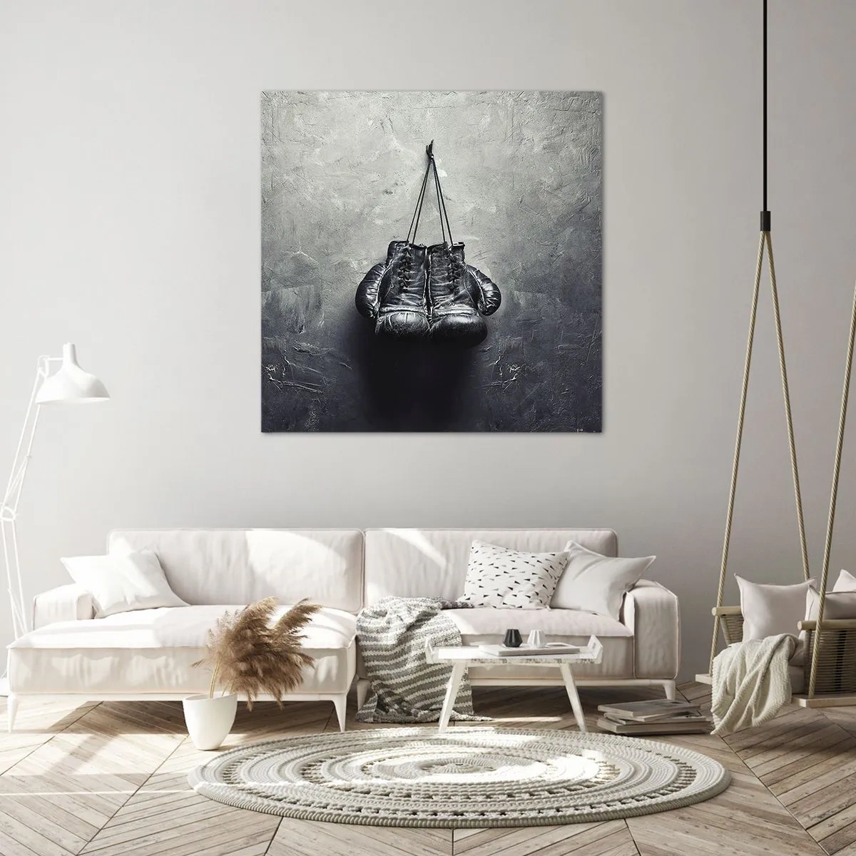 Canvastavla - Bild på duk - Stridens tid och fredens tid - 40x40 cm