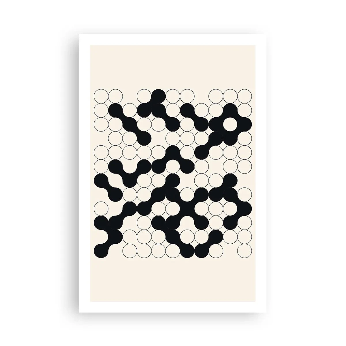 Affisch - Kinesiskt spel - variation - 61x91 cm