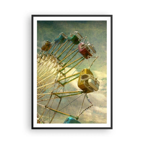 Affisch i svart ram - Kommer att bli, kommer att bli kul.... - 70x100 cm