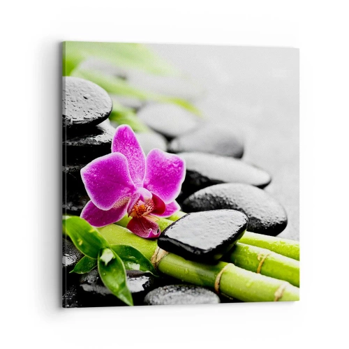 Canvastavla - Bild på duk - Lugn balans - 70x70 cm