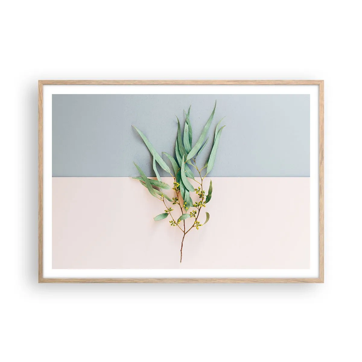 Affisch i ram av ljusek - Pastellens subtilitet - 100x70 cm