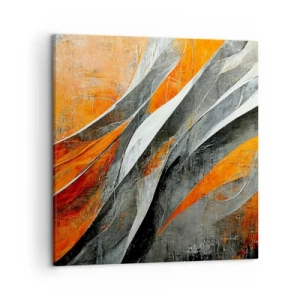 Canvastavla - Bild på duk - Värme och kyla - 50x50 cm