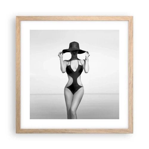 Affisch i ram av ljusek - Mitt förnamn är: Elegans - 40x40 cm