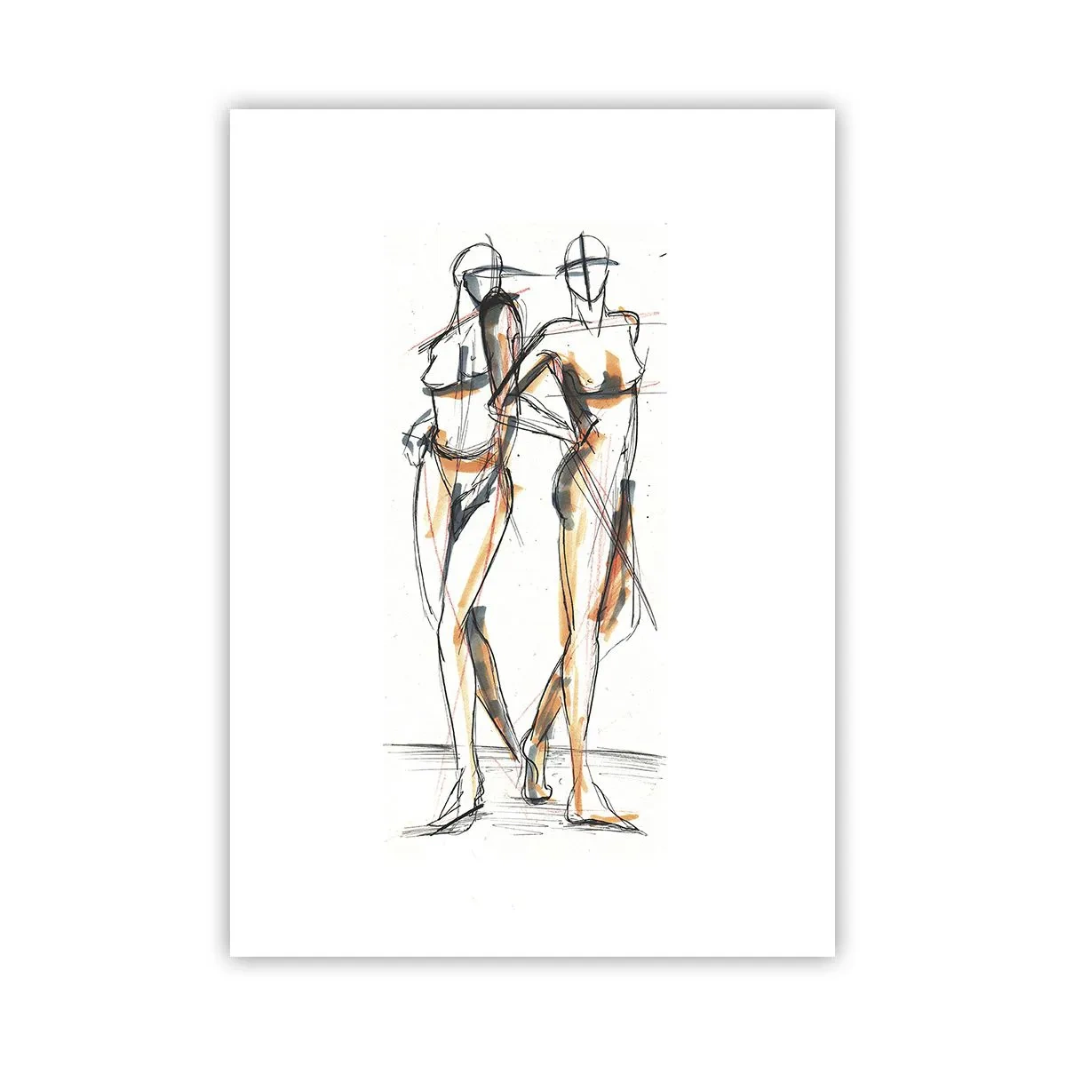 Affisch - Charmens studie - 50x70 cm