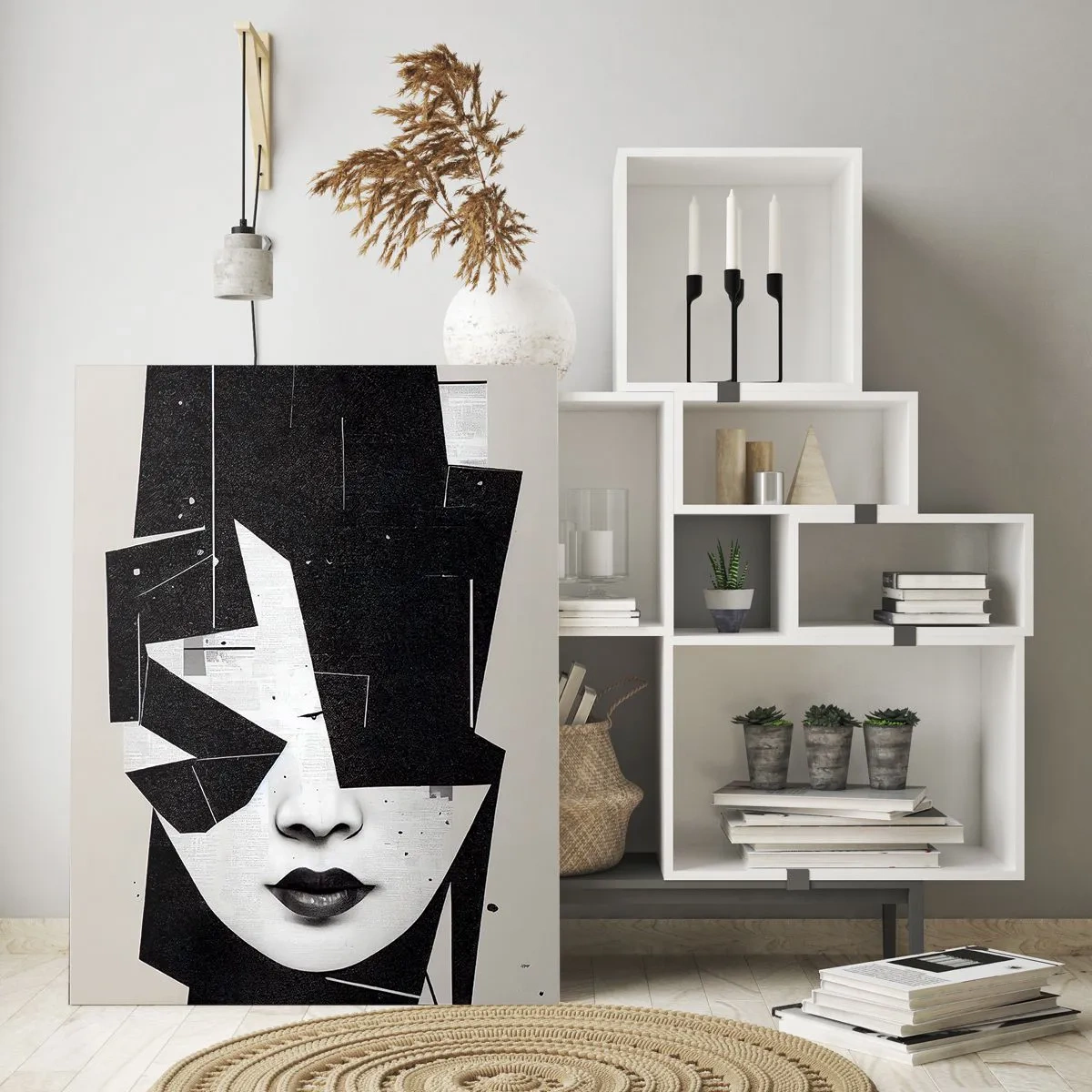 Glastavla - Bild på glas - Djupt dold - 80x120 cm