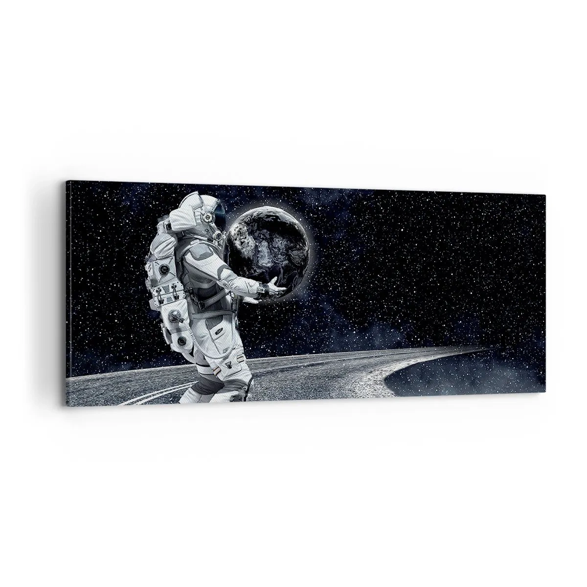 Canvastavla - Bild på duk - På Vintergatan - 100x40 cm