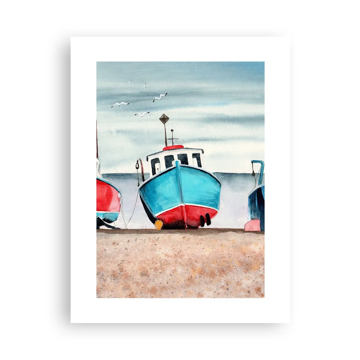 Affisch - Redo för fångst - 30x40 cm