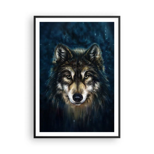Affisch i svart ram - Alfa? Och omega - 70x100 cm