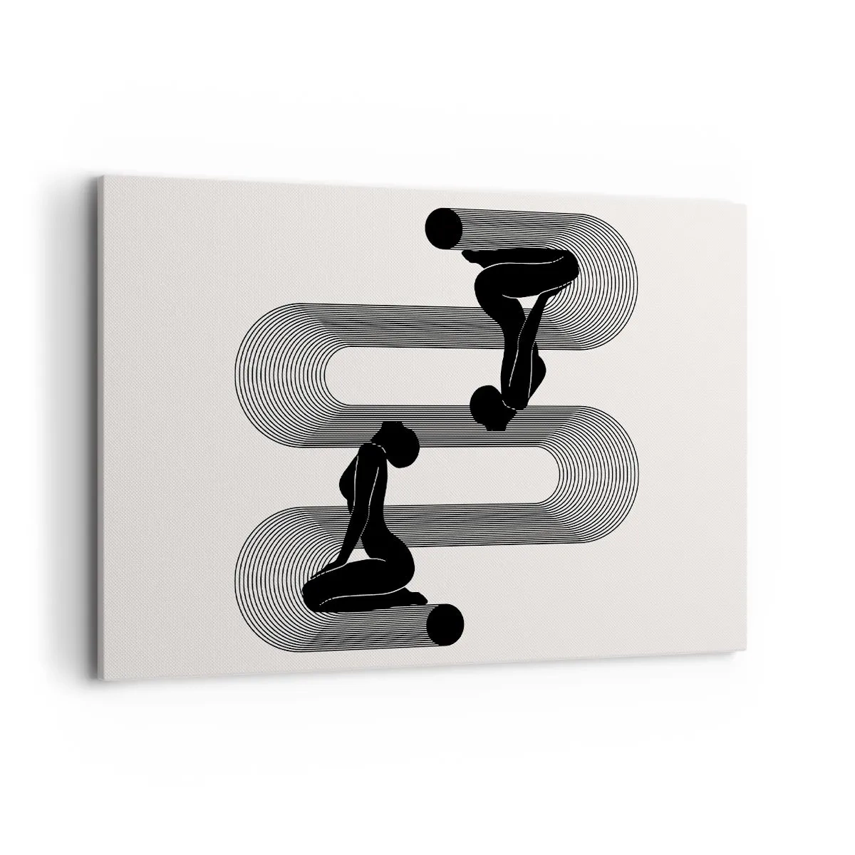 Canvastavla - Bild på duk - Sensuell symmetri - 120x80 cm