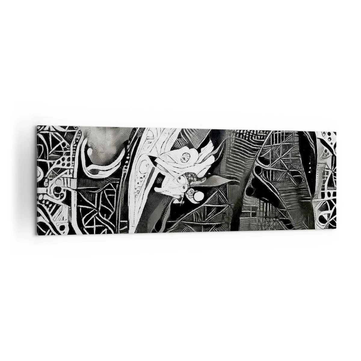 Canvastavla - Bild på duk - Gråmänniska? - 160x50 cm