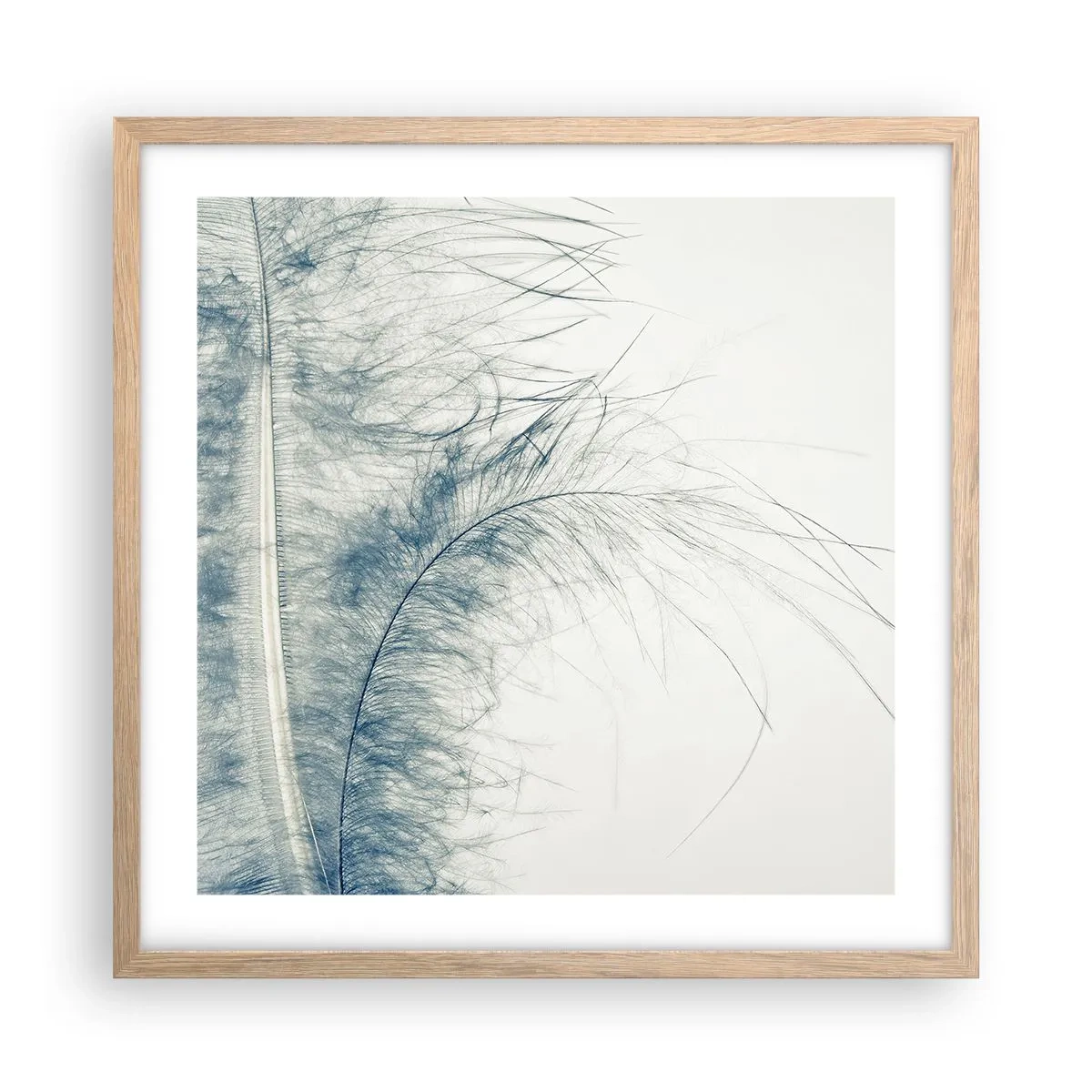 Affisch i ram av ljusek - Naturens viskningar - 50x50 cm