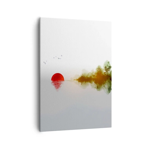 Canvastavla - Bild på duk - Ett löfte om lugn - 50x70 cm