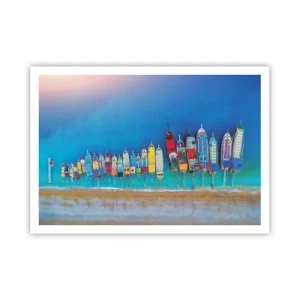 Affisch - Ur fågelperspektivet - 100x70 cm