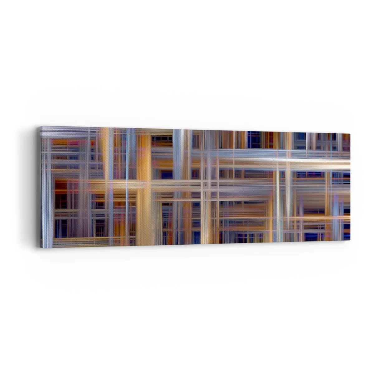 Canvastavla - Bild på duk - Vävd av ljus - 90x30 cm