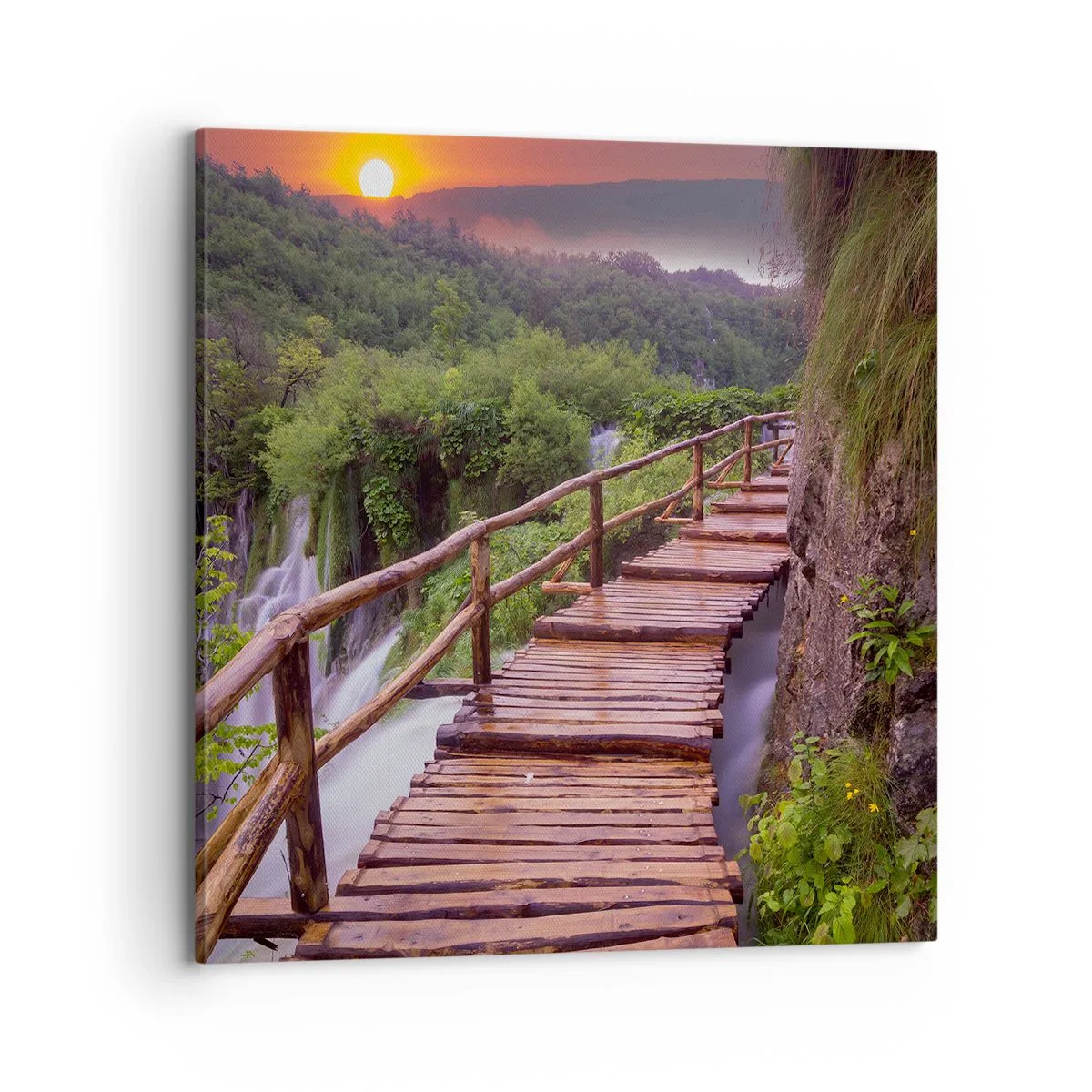 Canvastavla - Bild på duk - Otrolig skönhet - 70x70 cm