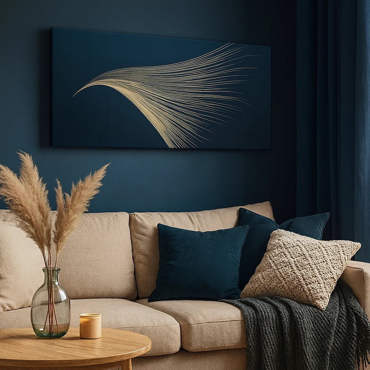 Canvastavla - Bild på duk - Som en ängels hårstrå - 30x30 cm