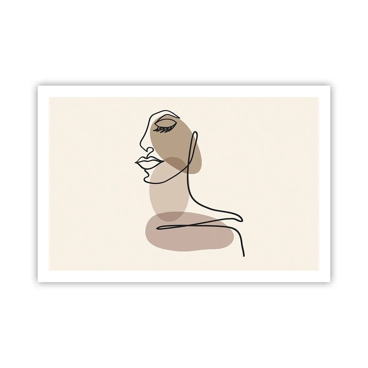 Affisch - Lyssnar på sig själv - 91x61 cm