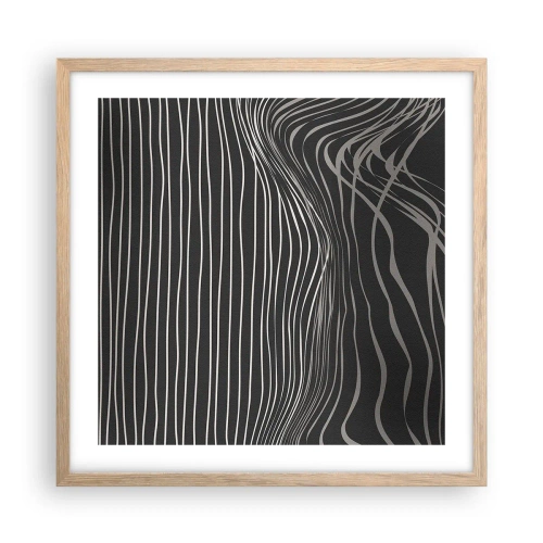 Affisch i ram av ljusek - Rytm och accent - 50x50 cm