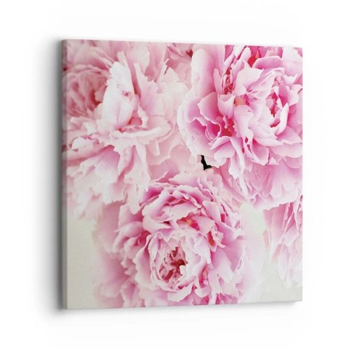 Canvastavla - Bild på duk - Rosa prakt - 30x30 cm