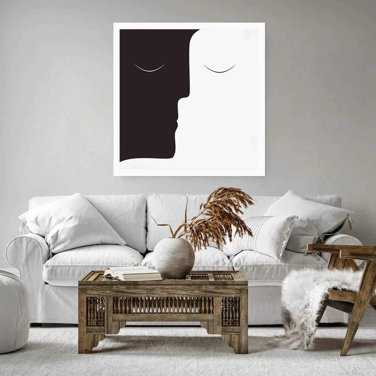 Affisch - Motsatsernas enhet - 40x40 cm