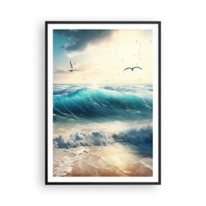 Affisch i svart ram - Ljuder endast för dig - 70x100 cm