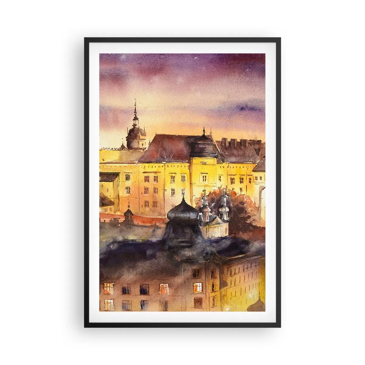 Affisch i svart ram - En historia och en berättelse - 61x91 cm