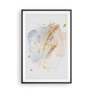 Affisch i svart ram - En gyllene explosion - 61x91 cm