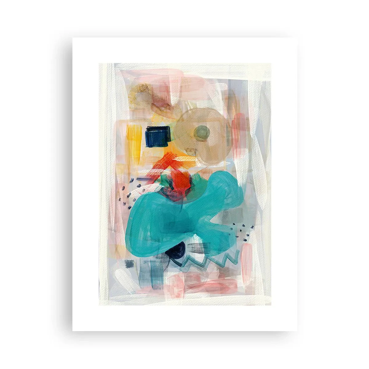 Affisch - Ett färgglatt spel - 30x40 cm