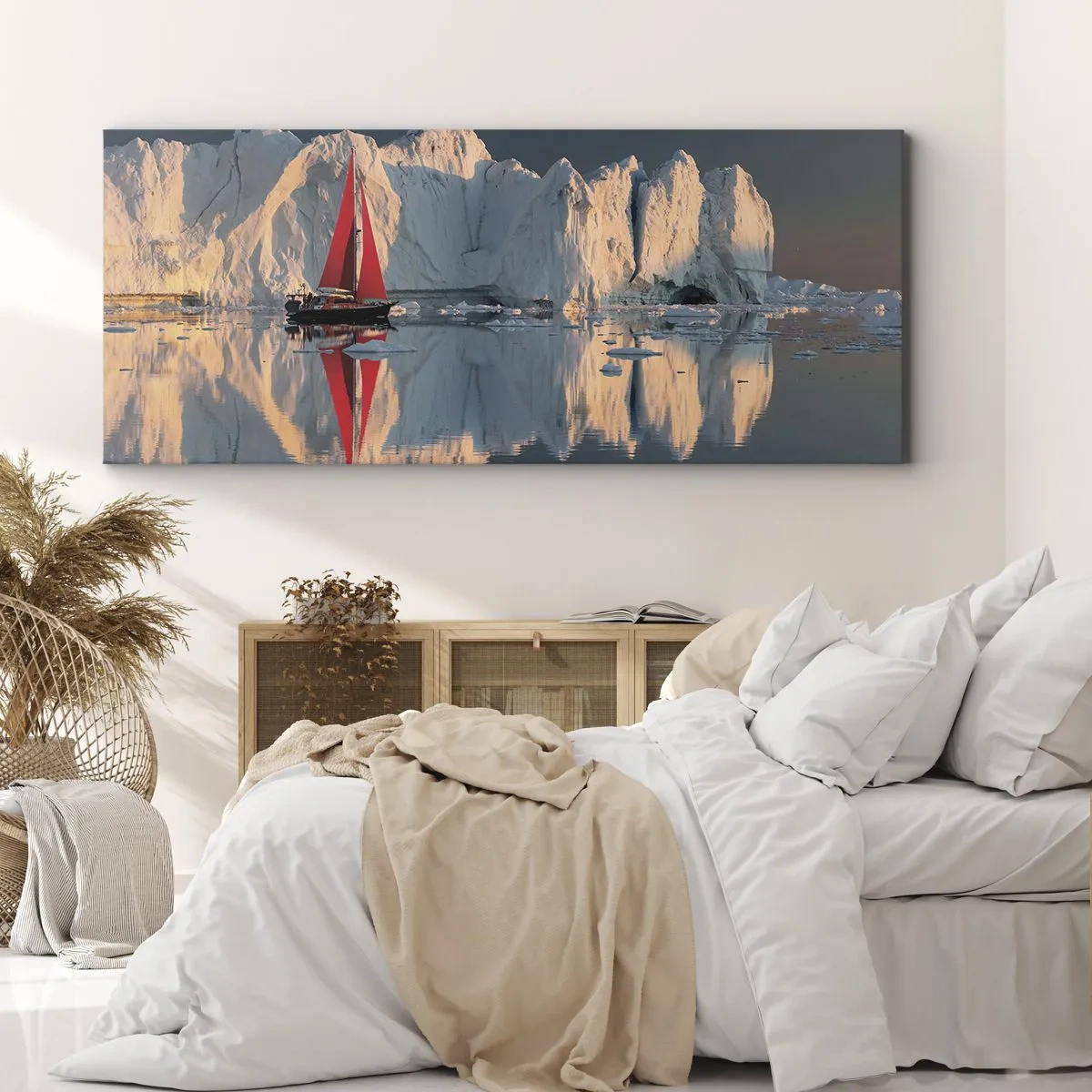 Canvastavla - Bild på duk - I världens ände - 140x50 cm