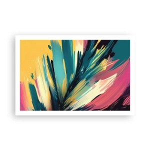 Affisch - Komposition - en explosion av glädje - 91x61 cm