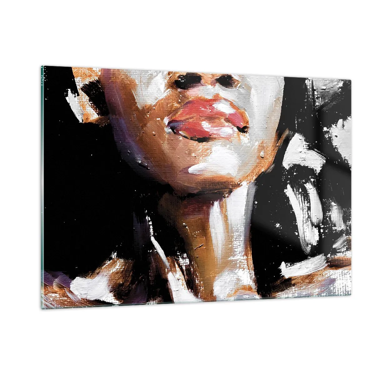 Glastavla - Bild på glas - Stolthet utan fördomar - 120x80 cm