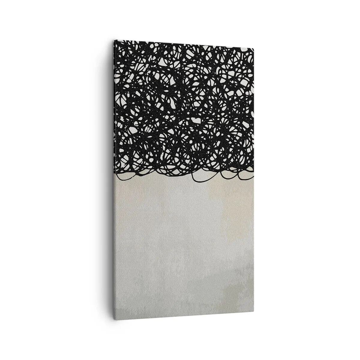 Canvastavla - Bild på duk - En virvlad abstraktion - 45x80 cm