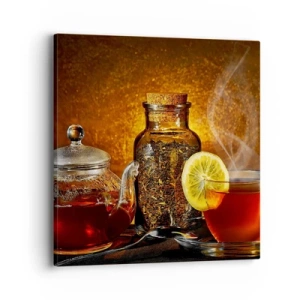 Canvastavla - Bild på duk - I holländska mästarnas stil - 40x40 cm