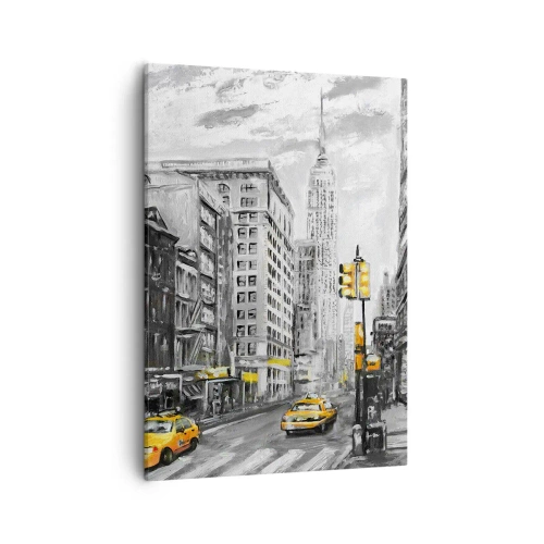 Canvastavla - Bild på duk - New York berättelse - 50x70 cm